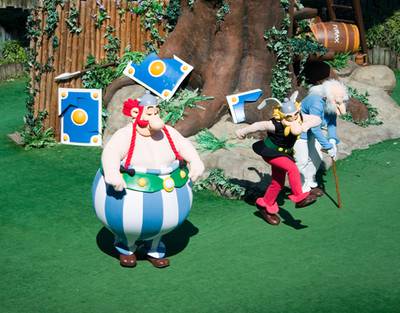 Asterix und Obelix im French-Park Asterix