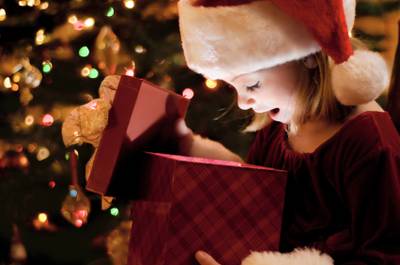 Kinder Weihnachtsbücher Blick in Überraschungsbox
