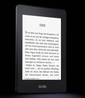 Kindle Paperwhite im Dunkeln