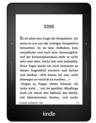 Kindle Voyage mit extrem scharfem Display