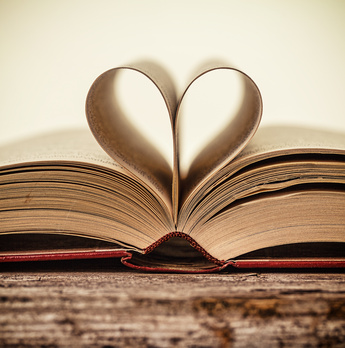 Herz in einem Liebesroman