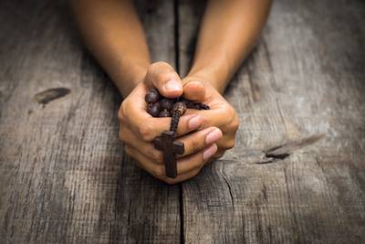 Religion Rosenkranz aus dem Christentum