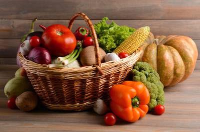 Frisches Obst und Gemüse für Slow Food