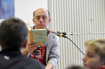 Bernhard Hoëcker auf dem Bundesweiten Vorlesetag